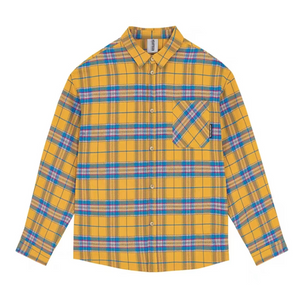 Urban Plaid Colorblock Shirt