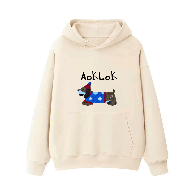 AG Embroidery Snowflake Dachshund Hoodie