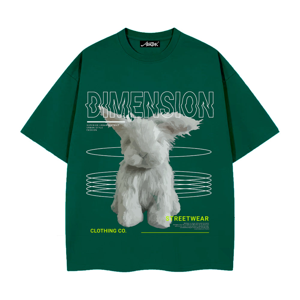 Plush Bunny Print T-shirt