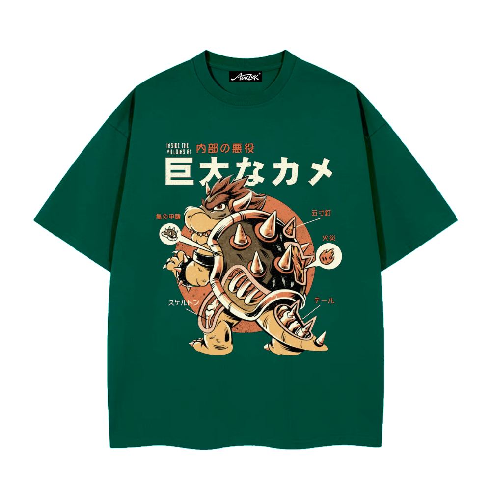 巨大な力クッパズとPrint T-shirt