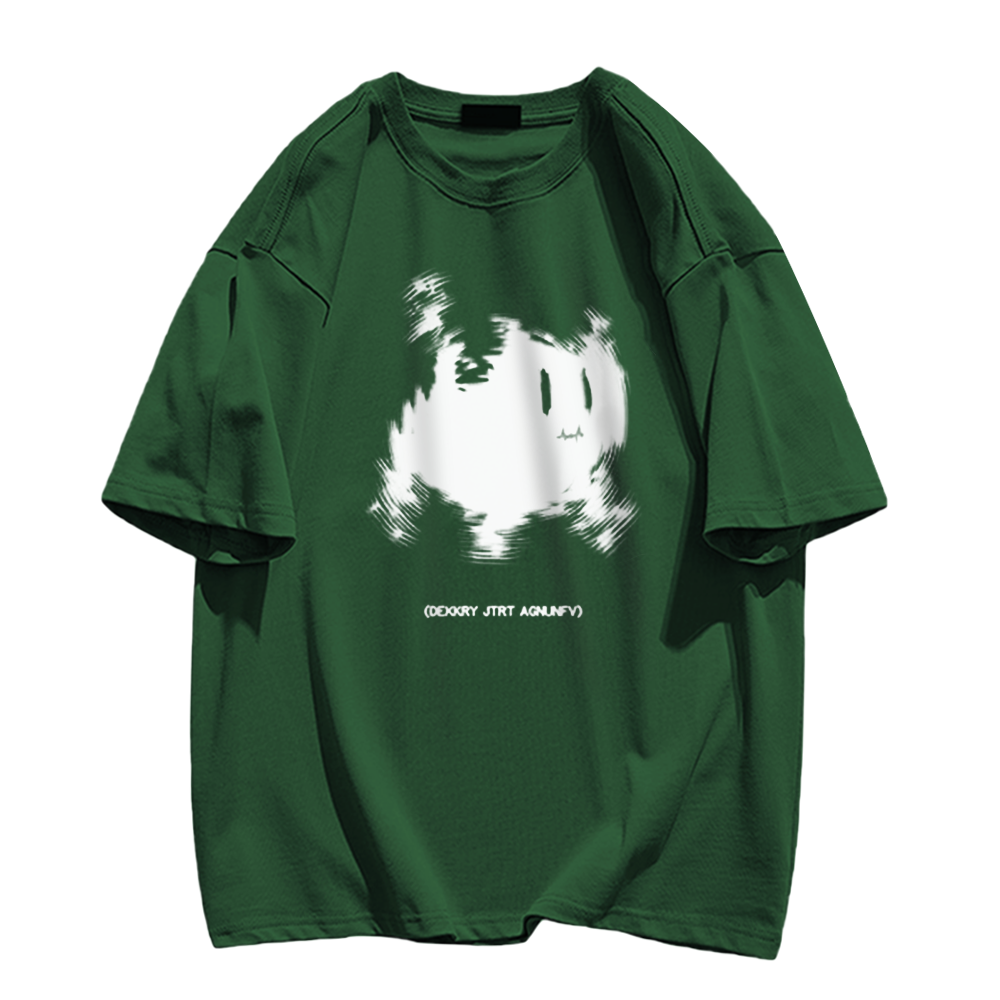 Grumpy Kitty Print T-shirt