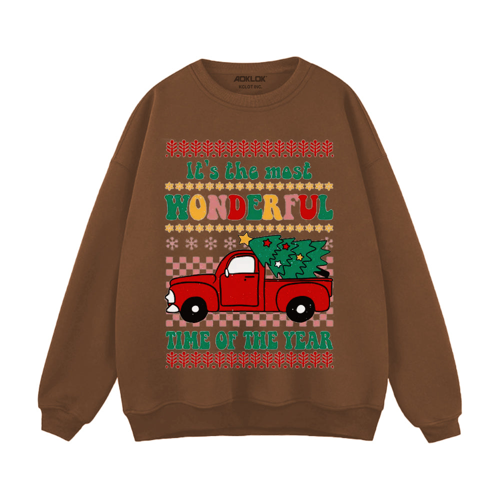 Casual Christmas Style Sweatshirt