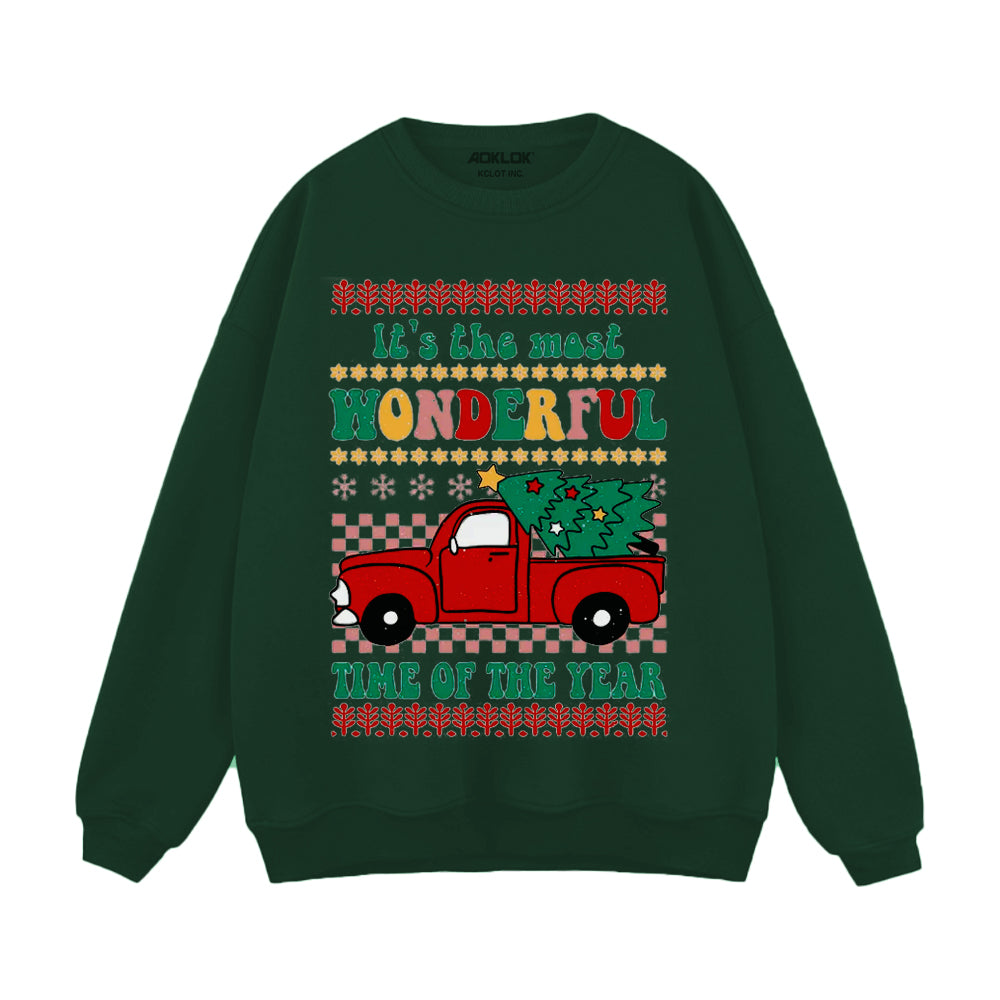 Casual Christmas Style Sweatshirt