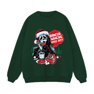 Retro Skeleton Christmas Calling Sweatshirt