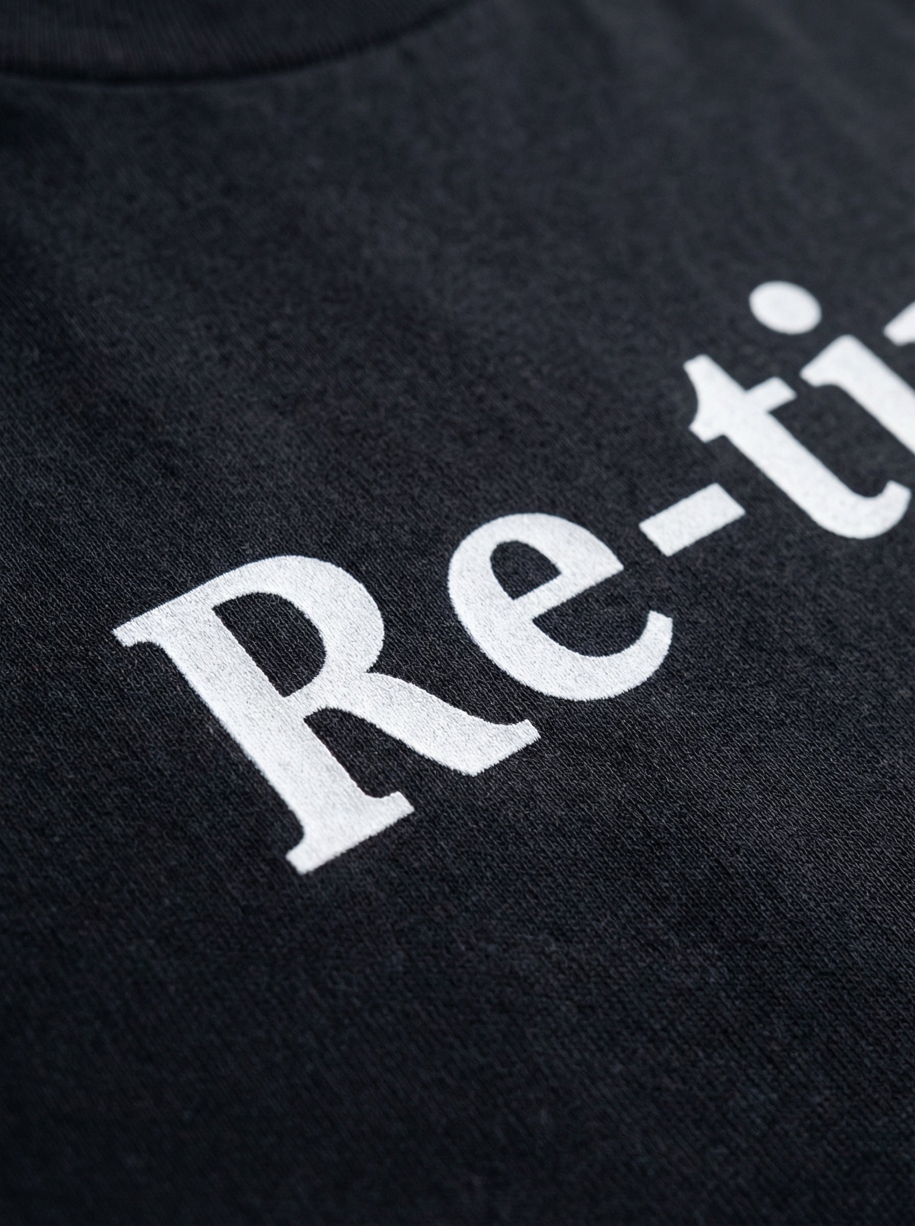 “Re-tired” Graphic Oversized T-Shirt