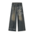 3endlesss. Retro Clean-Fit Distressed Loose Jeans