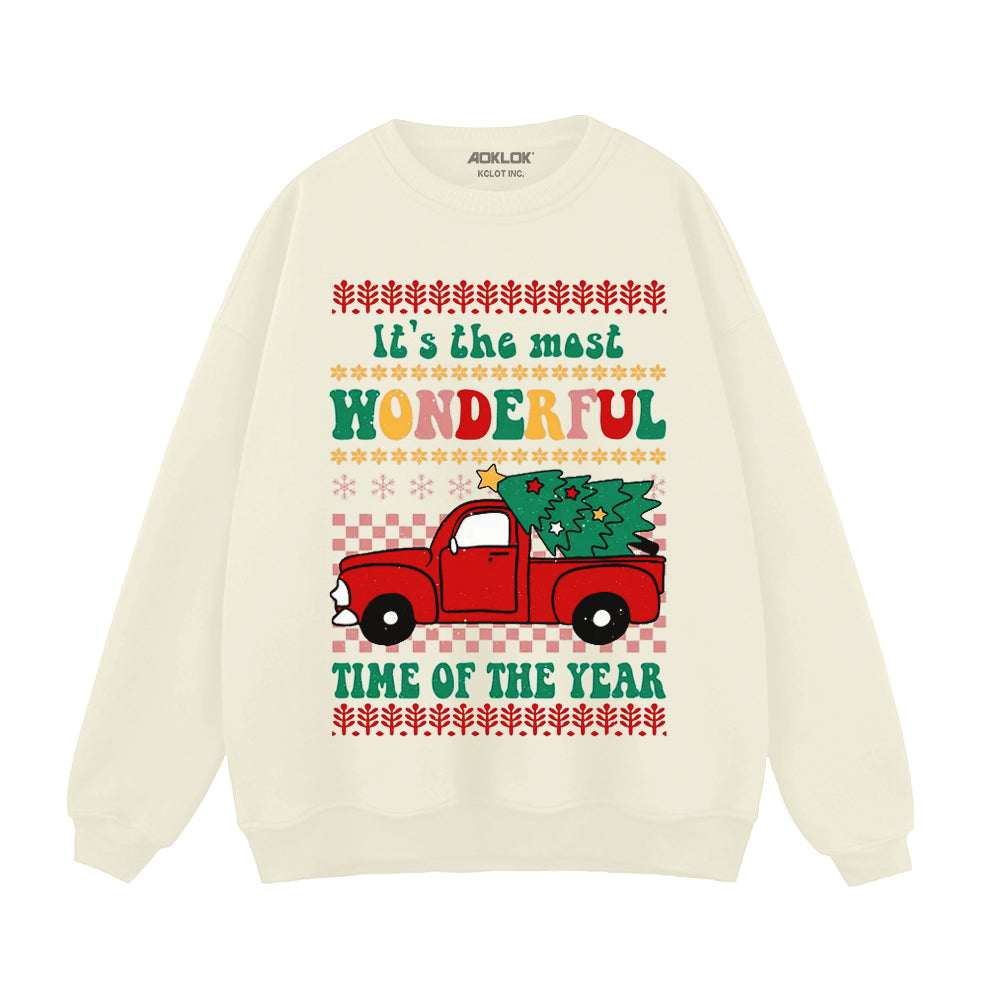Casual Christmas Style Sweatshirt