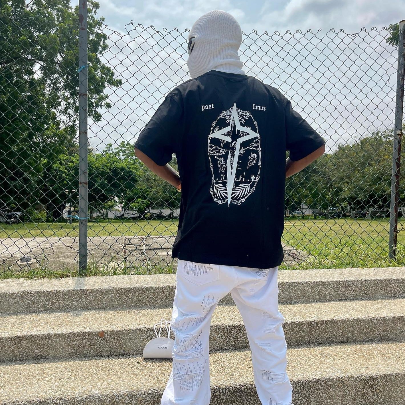 🔥Past Future | Star Angel Print T-shirt
