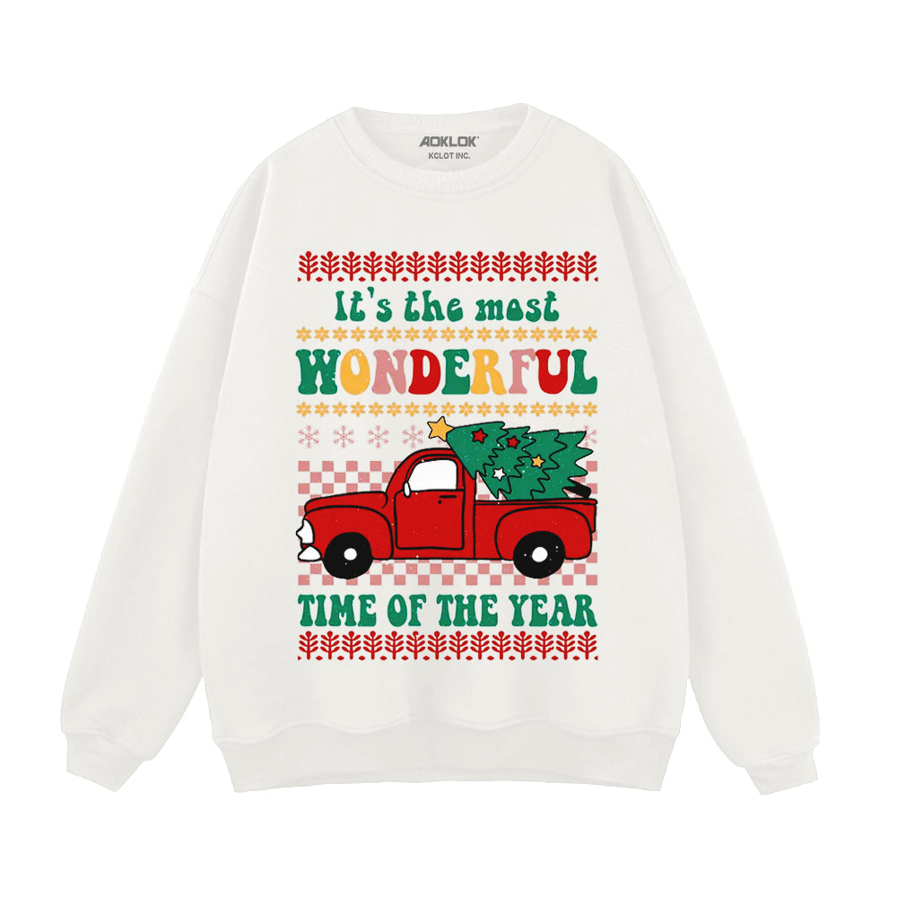 Casual Christmas Style Sweatshirt