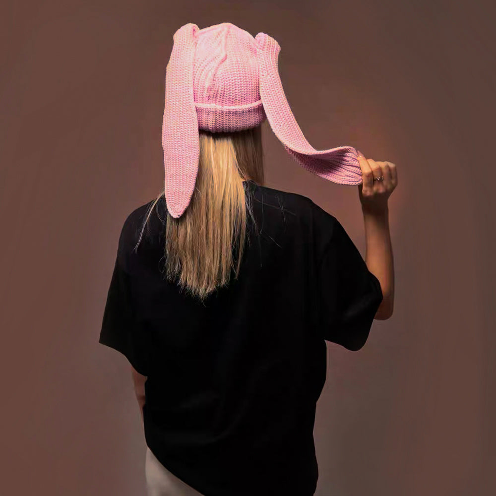 6Kull Street Rabbit Knitted Hat