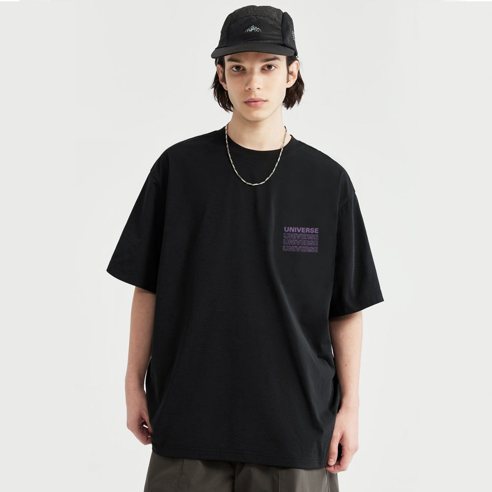 Casual Planet Print T-shirt