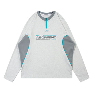 High Street Track Pullover Sweatshirt