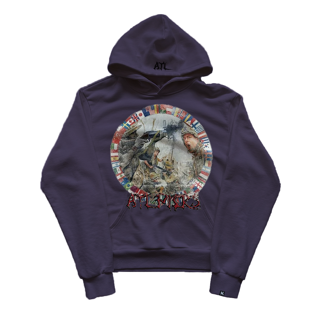 Art In War Landing On The Beach Hoodie