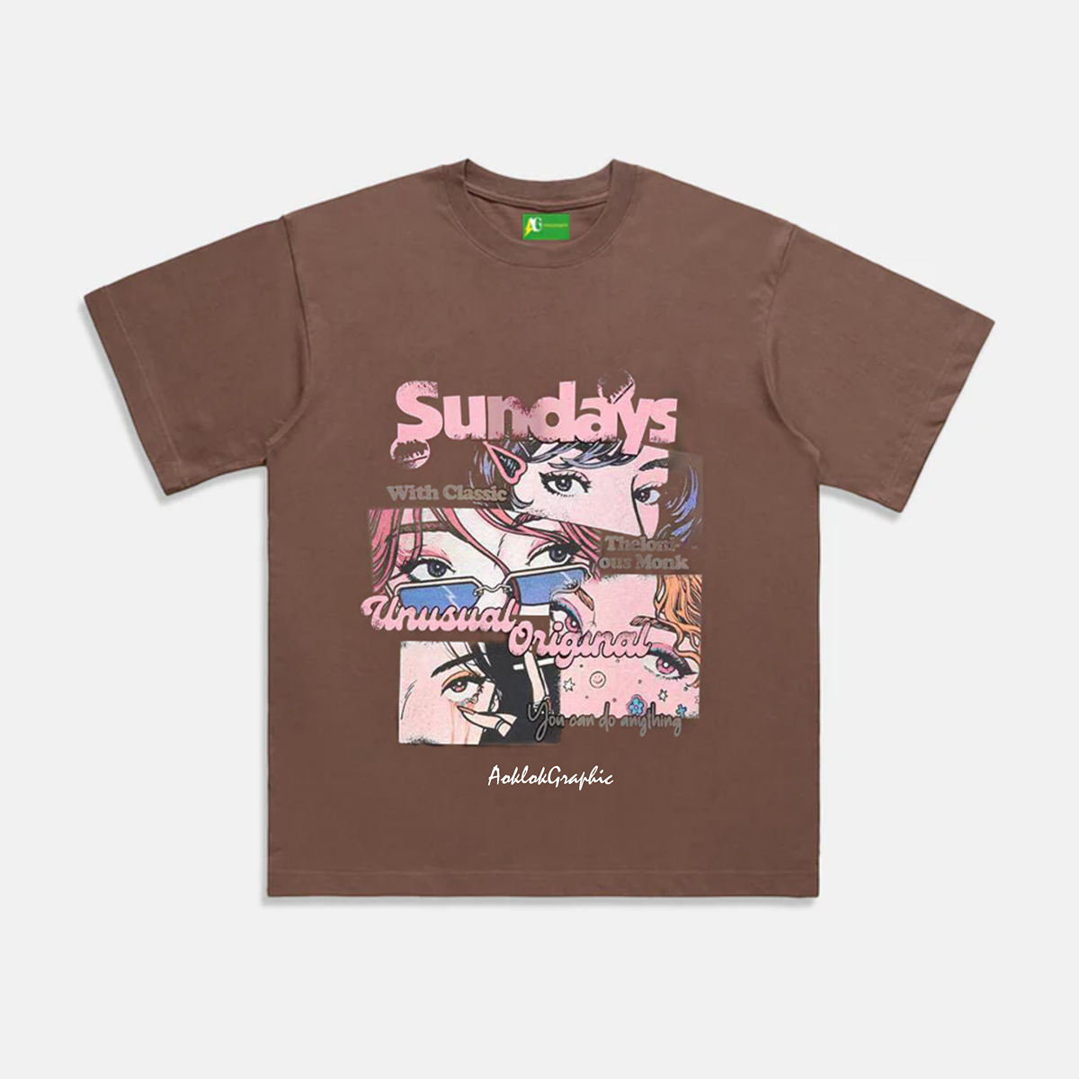 AG  Original Street Anime Style  Heroine Of The Story T-Shirt