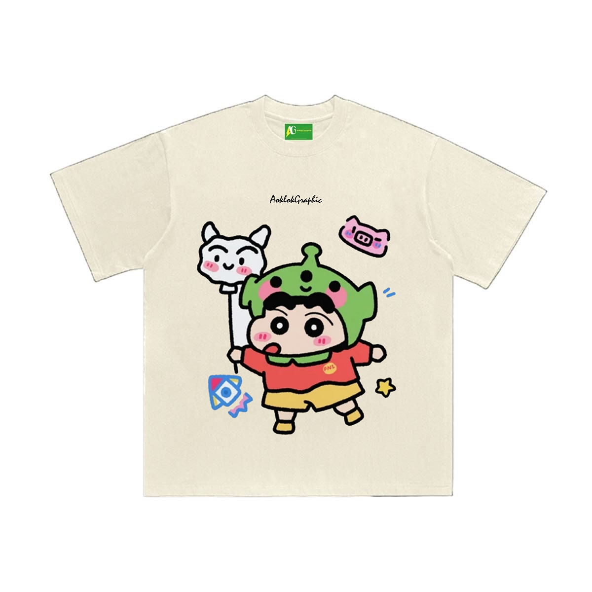 AG Cartoon Characters Crayon Shin-Chan T-Shirt