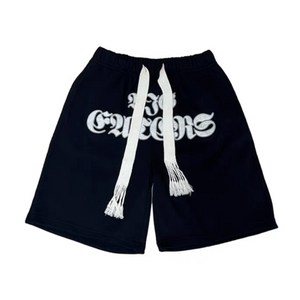 Athletic Versatile Gothic Letter Shorts