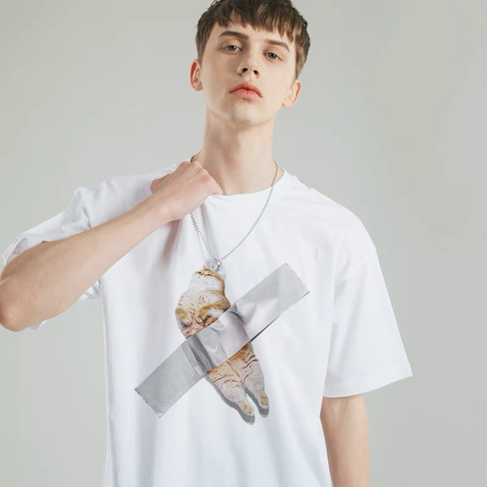 Unchained Cat Graphic T-Shirt