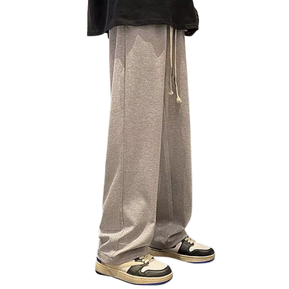 Vintage Letter Embroidery Sweatpants