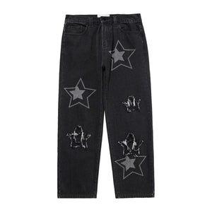 Urban Star Graphic Straight Leg Jeans