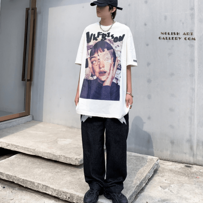 Dark Style Print T-shirt