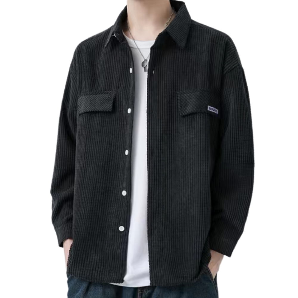 Vintage Solid Corduroy Shirt