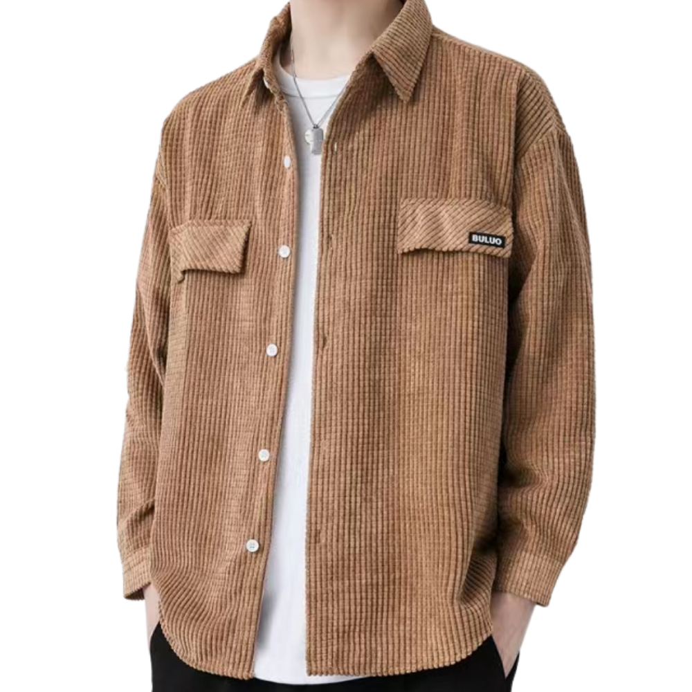 Vintage Solid Corduroy Shirt