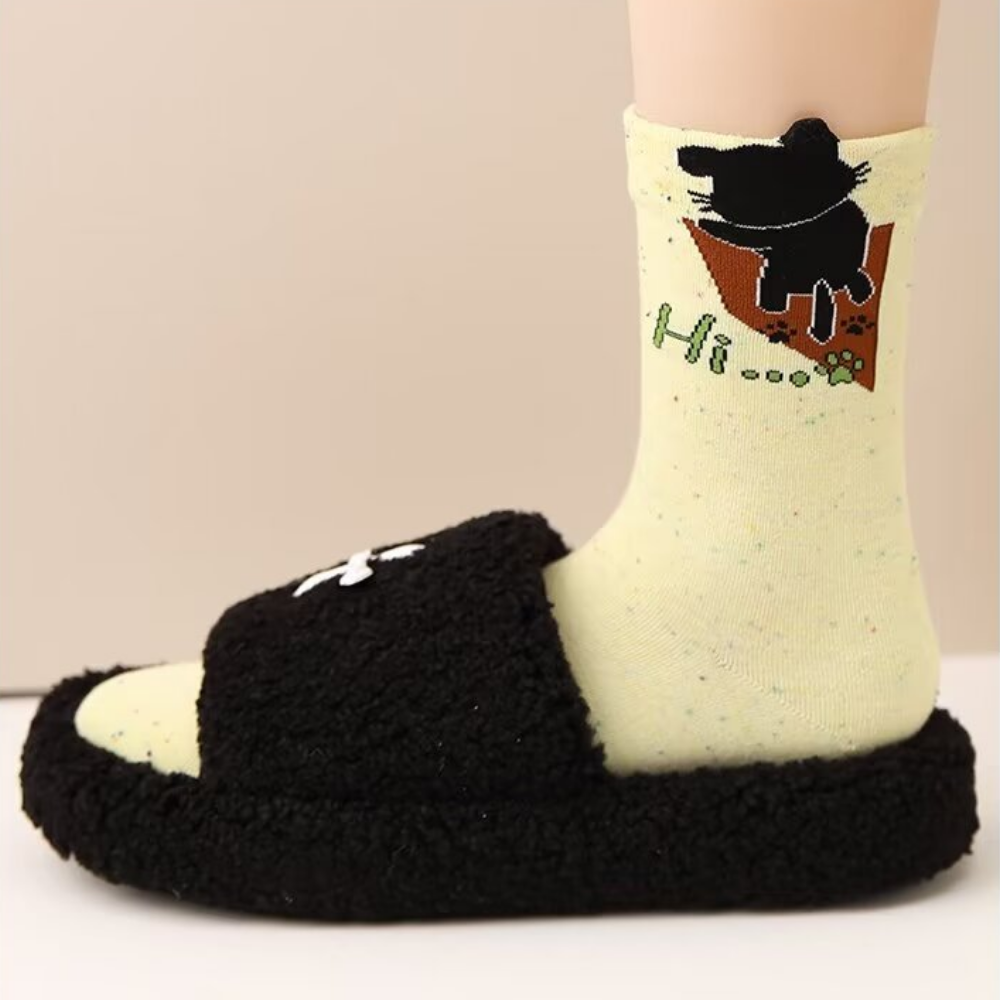 Funny Cartoon Animal Socks