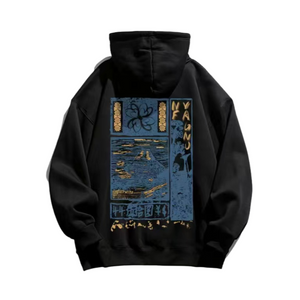 AokLok Landscape Graphic Cotton Hoodie