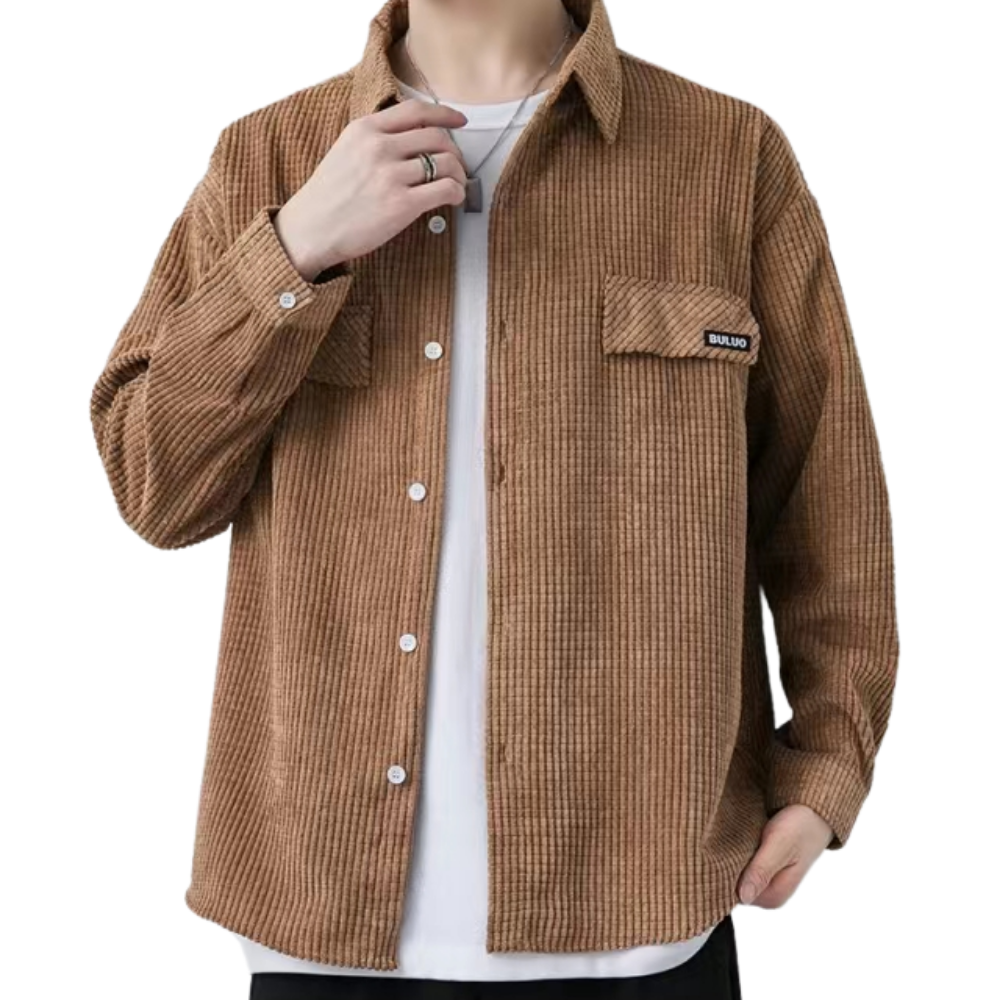 Vintage Solid Corduroy Shirt