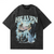 Skull To Heaven Print T-shirt