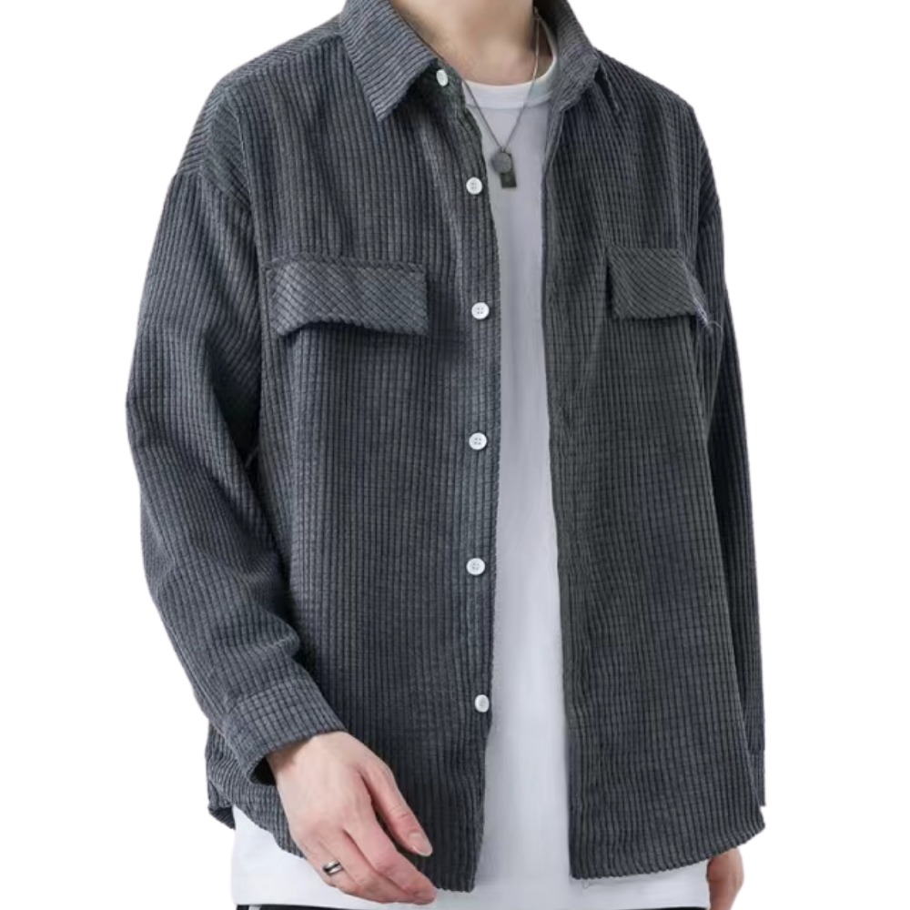 Vintage Solid Corduroy Shirt