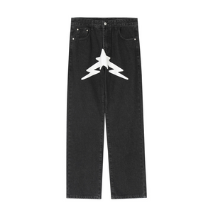 Urban Street Lightning Graphic Jeans