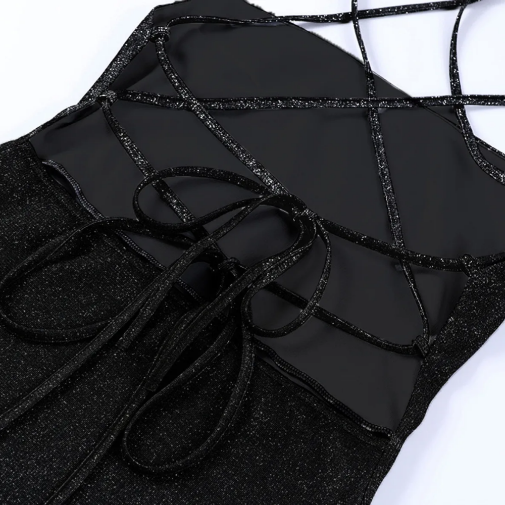 Women's Sexy Halter Neck Cover Hip Dress