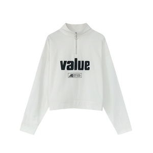 Women's Loose Cropped Sweatshirt