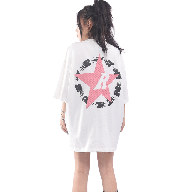 Minimal Letter Pentagram T-shirt