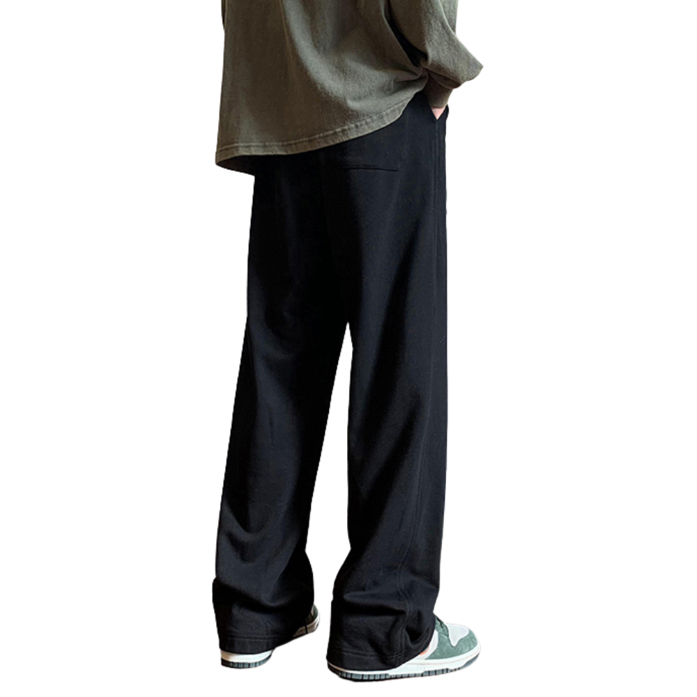 Vintage Letter Embroidery Sweatpants
