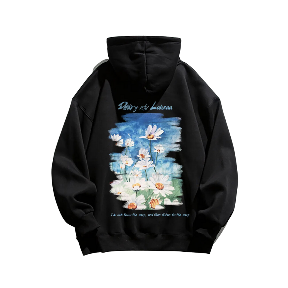 Little Daisy Oil Painting Hoodie
