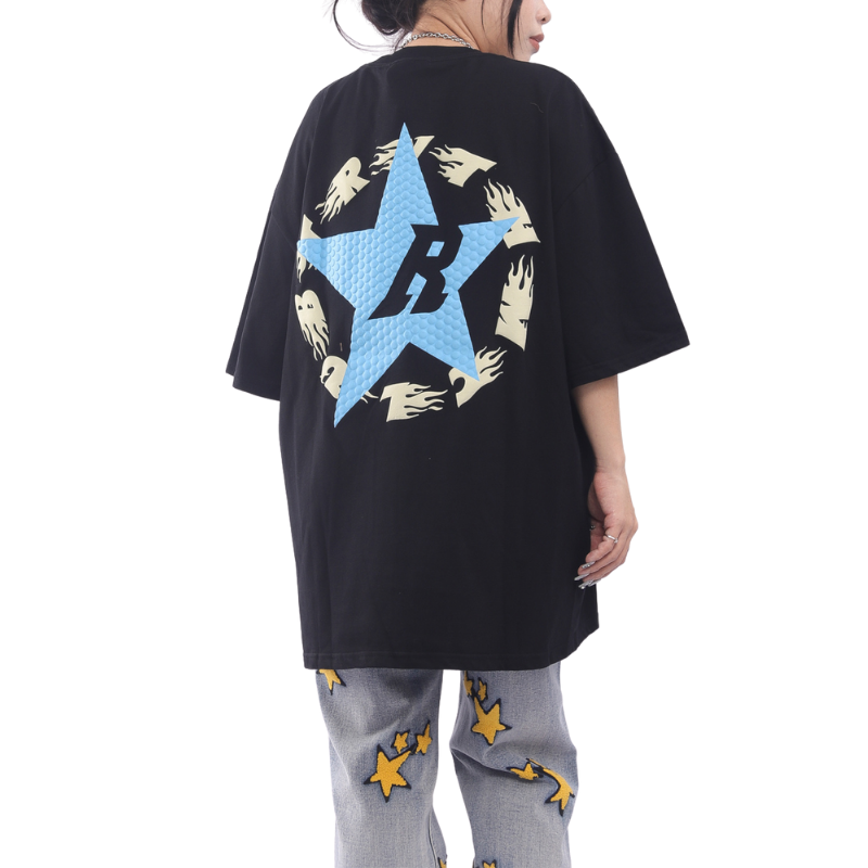 Minimal Letter Pentagram T-shirt