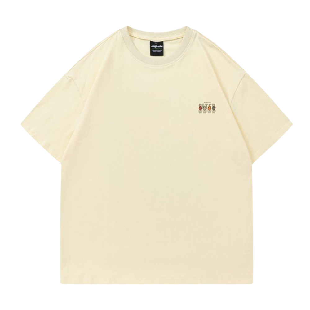 Cartoon Color Ghost Graphic T-shirt