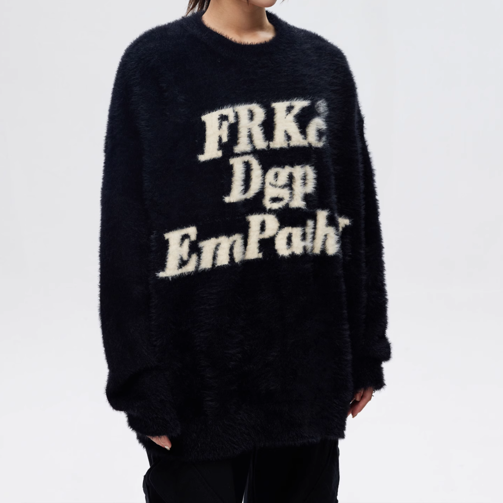 Women's Simple Lettered Sweater