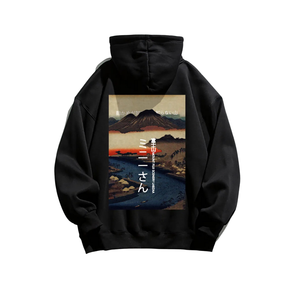 Scenery Print Hoodie
