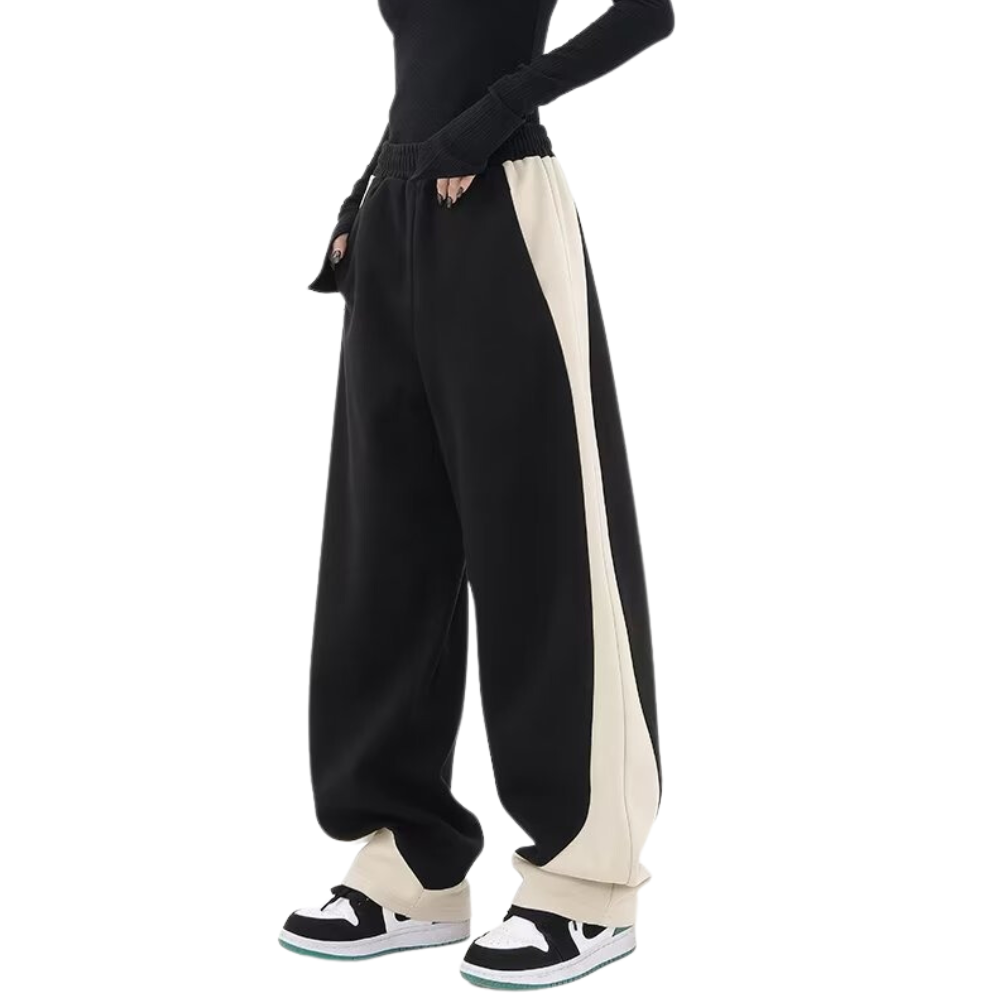 Street Artistic Panel Loose Sweatpants