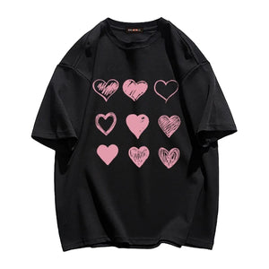 Painting Love Print T-shirt