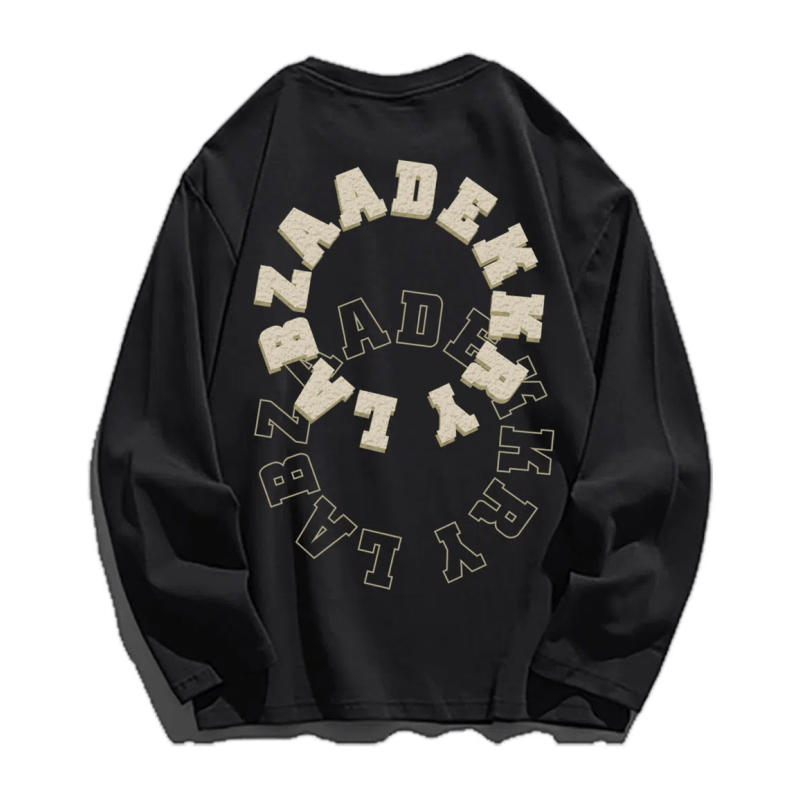 Double Circles Letter Sweatshirt