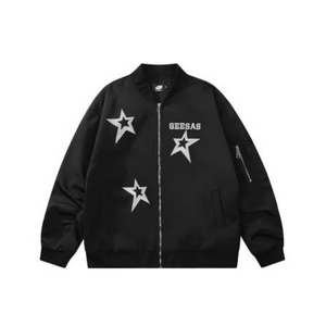 Urban Star Embroidery Baseball Jacket