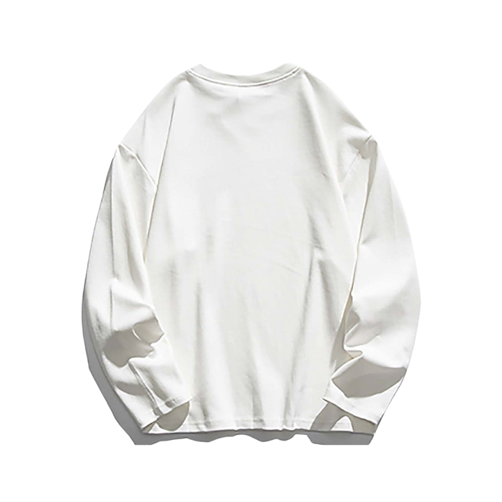 Urban Animal Graphic Loose Long Sleeve Shirt