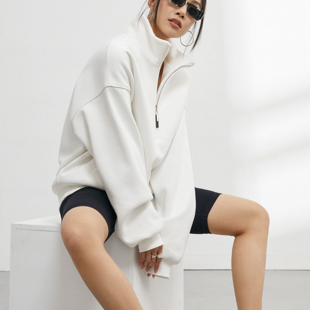 Women's Sports Solid Color Sweatshirt