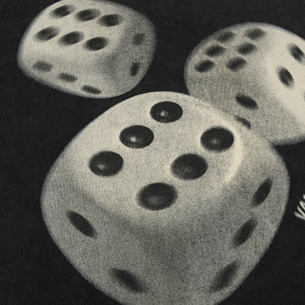 Dice Print Washed T-shirt