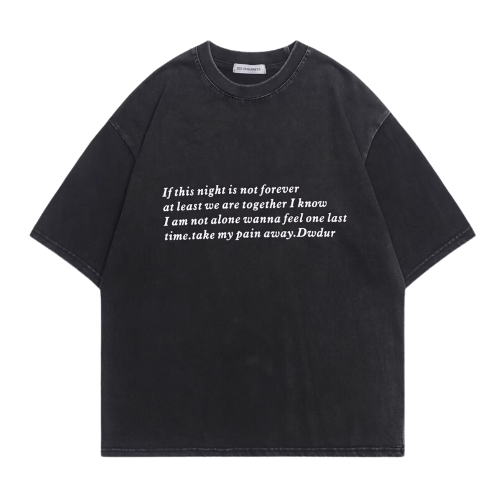 Hip Hop Eye Graphic Washed T-shirt