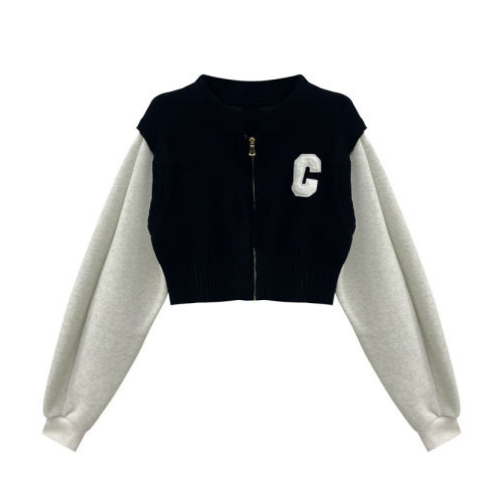 Women's Vintage Patchwork Knit Cardigan